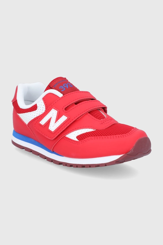 Detské topánky New Balance YV393BBP červená