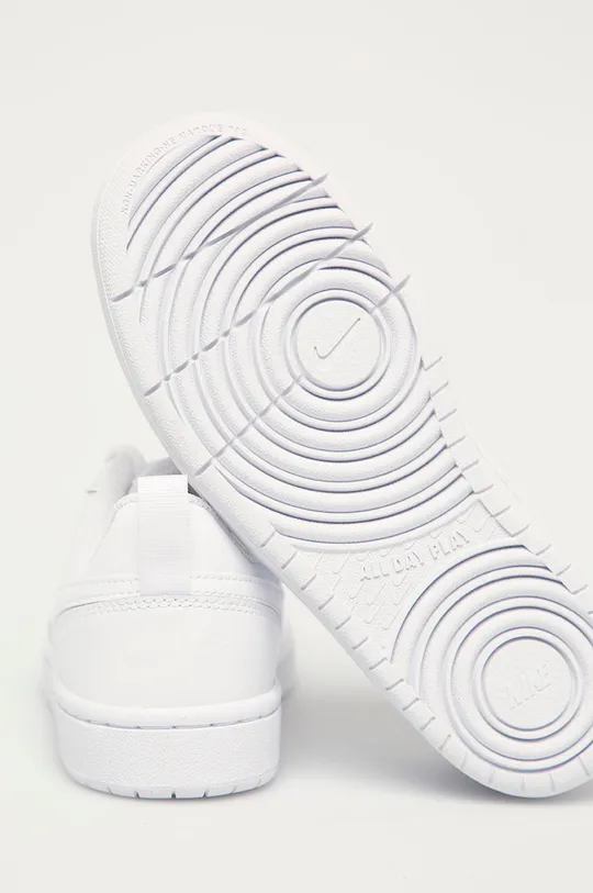 Nike Kids - Παιδικά δερμάτινα παπούτσια Court Borough Low  Πάνω μέρος: Υφαντικό υλικό, Φυσικό δέρμα Εσωτερικό: Υφαντικό υλικό Σόλα: Συνθετικό ύφασμα