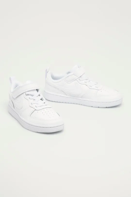 Nike Kids - Detské topánky Court Borough Low 2 biela