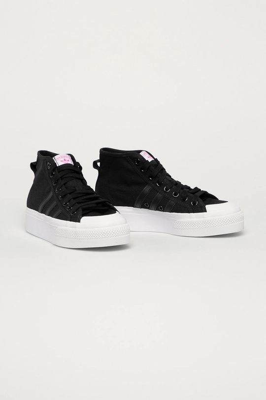 adidas Originals - Trampki Nizza Platform FY7579 czarny