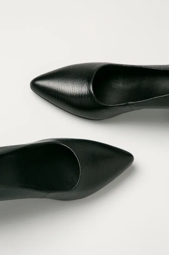 fekete Vagabond Shoemakers - Bőr flip-flop Alva