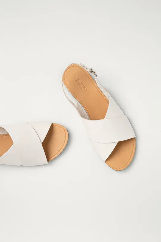biela Kožené sandále Vagabond Shoemakers
