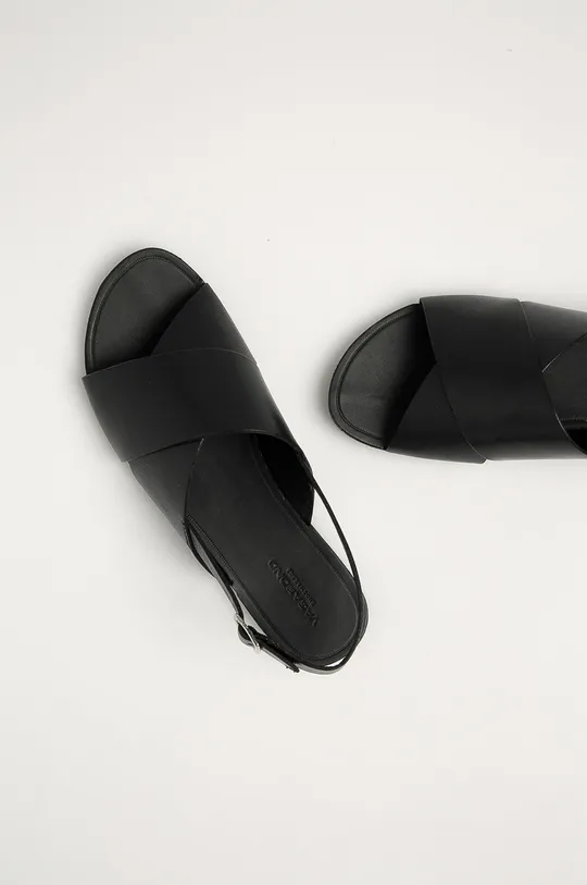 čierna Kožené sandále Vagabond Shoemakers