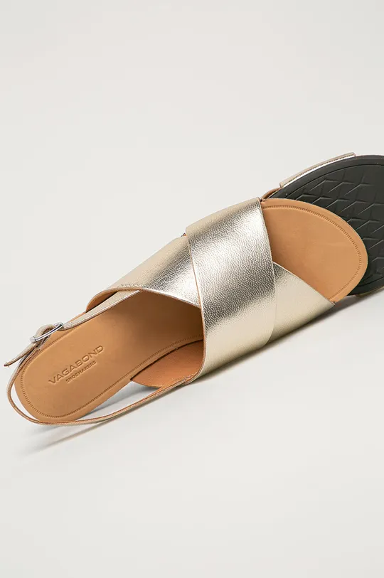 золотой Кожаные сандалии Vagabond Shoemakers