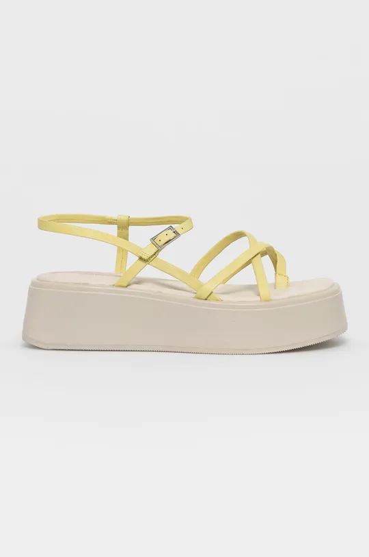 žltá Kožené sandále Vagabond Shoemakers Courtney Dámsky