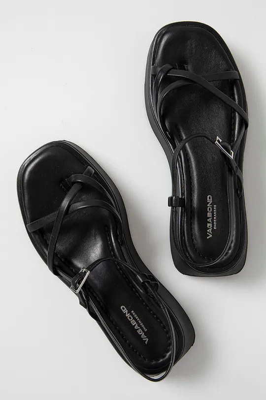 čierna Kožené sandále Vagabond Shoemakers Courtney