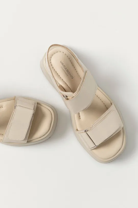 béžová Kožené sandále Vagabond Shoemakers