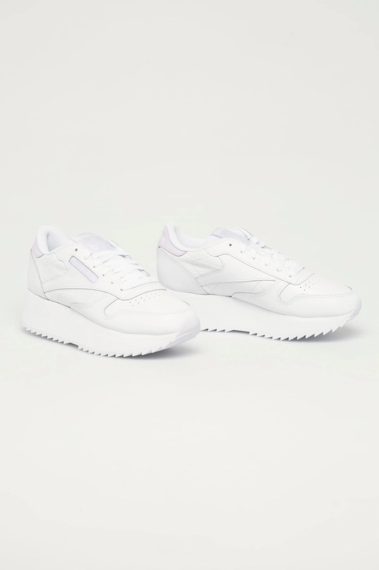 Reebok Classic - Kožená obuv CL Lthr FY7264 biela