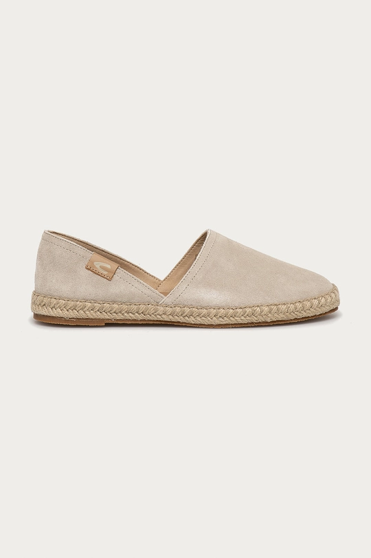 beżowy Camel Active Espadryle skórzane Damski