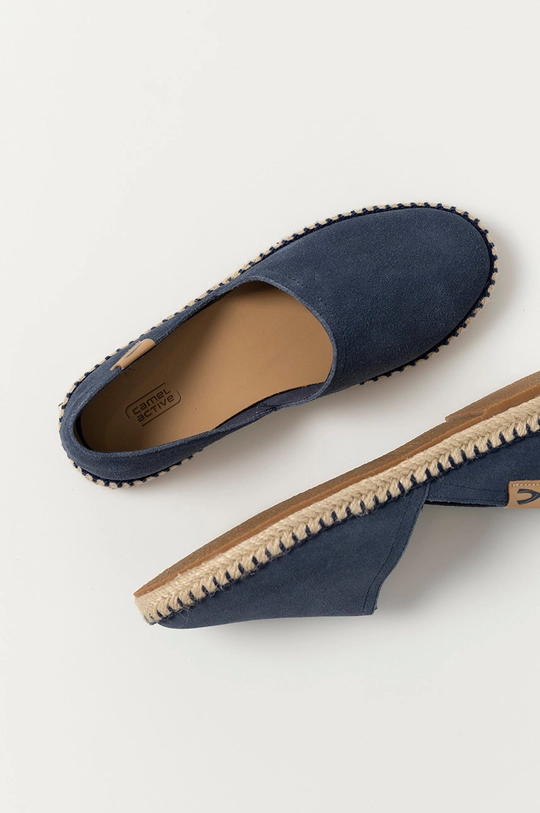 granatowy Camel Active Espadryle skórzane