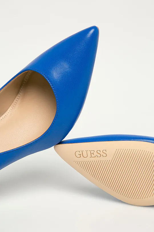 блакитний Guess - Шкіряні туфлі