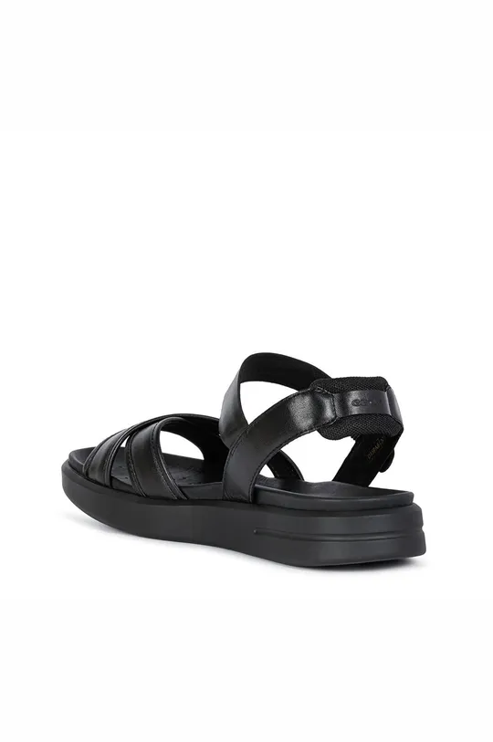 čierna Geox - Kožené sandále