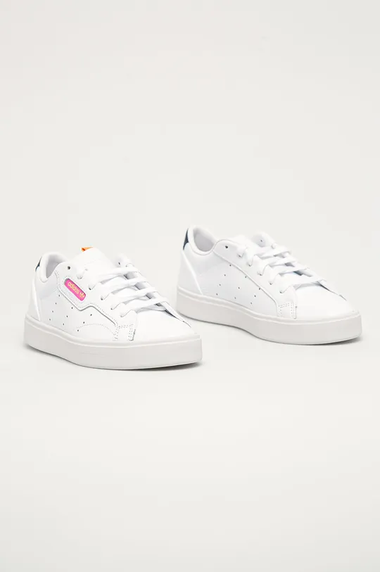 adidas Originals - Bőr cipő Sleek W FY6669 fehér