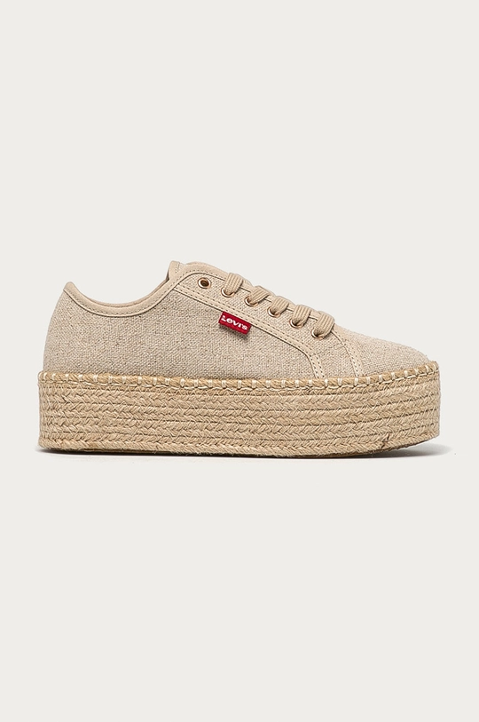 béžová Espadrilky Levi's Dámsky