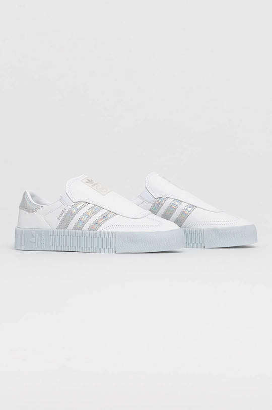 adidas Originals Buty skórzane G55551 biały