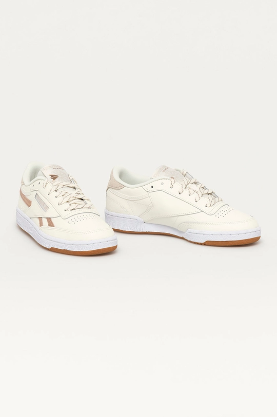 Kožená obuv Reebok Classic Q46474 béžová