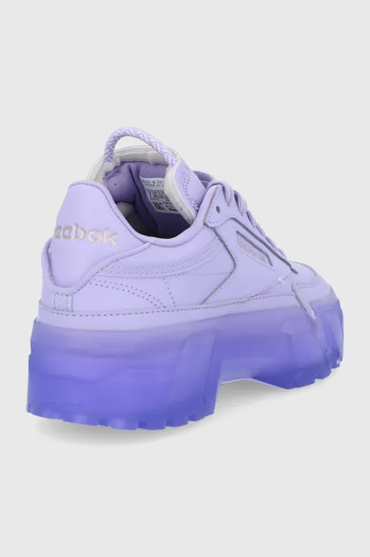 Reebok Classic cipő Club C x Cardi B GX7632  Szár: szintetikus anyag, természetes bőr Belseje: textil Talp: szintetikus anyag