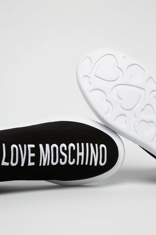 čierna Love Moschino - Topánky