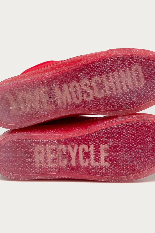 piros Love Moschino - Sportcipő