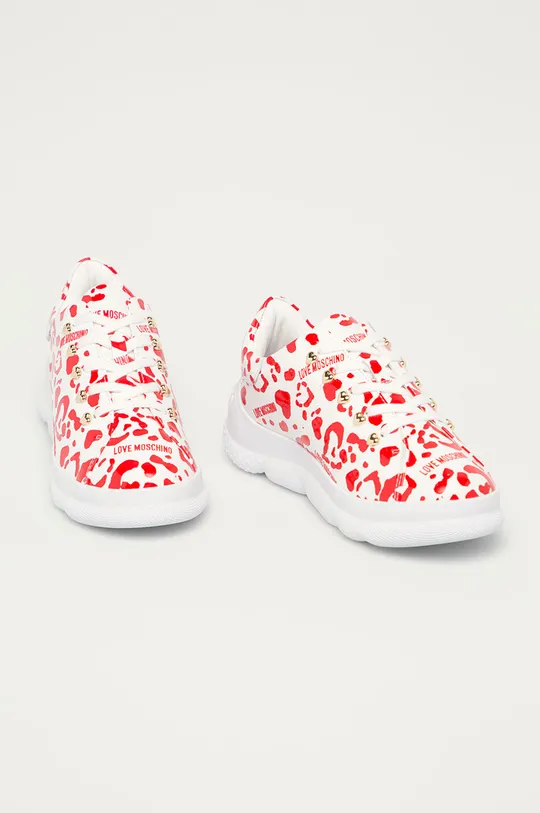 Love Moschino - Шкіряні черевики червоний
