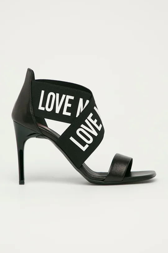 čierna Love Moschino - Sandále Dámsky