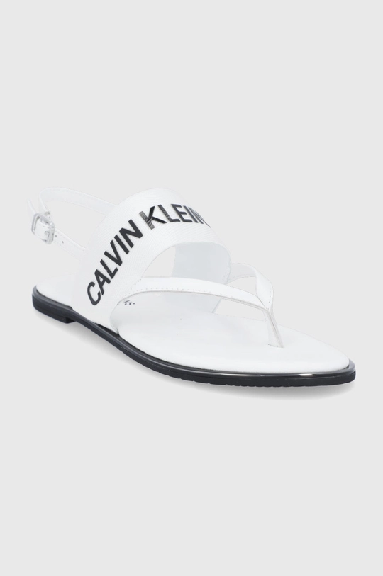 Calvin Klein Jeans Sandały YW0YW00025YAF biały