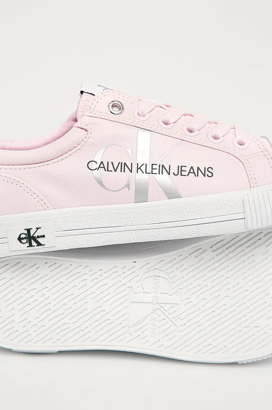 różowy Calvin Klein Jeans - Tenisówki YW0YW00043TN9