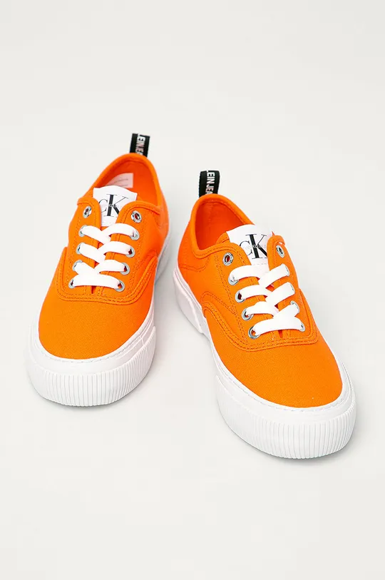 Calvin Klein Jeans - Tenisówki YW0YW00054SEA pomarańczowy