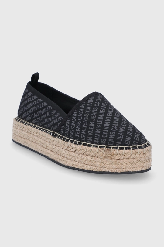 Calvin Klein Jeans Espadryle YW0YW00115BDS czarny