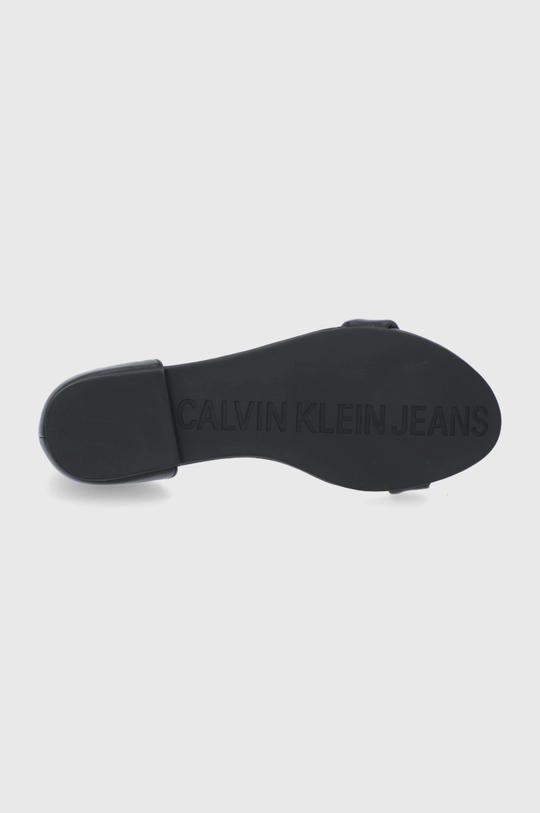 Calvin Klein Jeans Sandały skórzane YW0YW00146BDS Damski