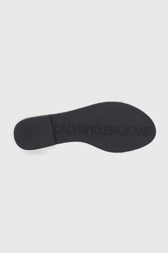 Calvin Klein Jeans Sandały skórzane YW0YW00146PAS Damski