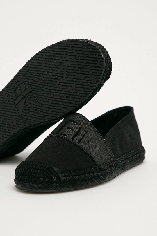 fekete Calvin Klein Jeans - Espadrilles