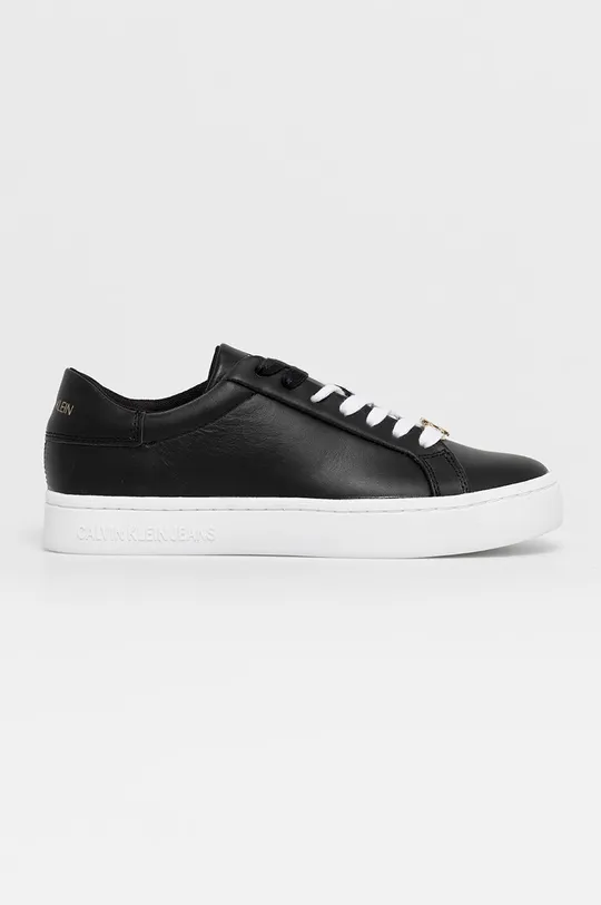 čierna Kožená obuv Calvin Klein Jeans Dámsky