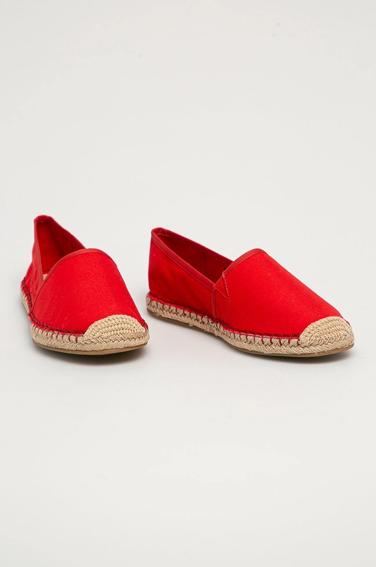 Tommy Hilfiger - Espadryle FW0FW05649 czerwony