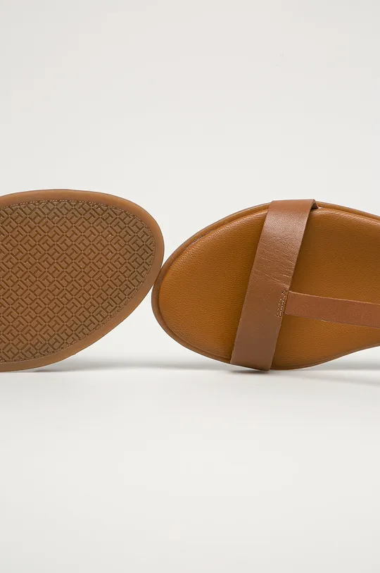 коричневий Шкіряні сандалі Tommy Hilfiger