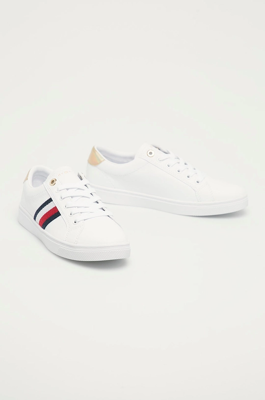 Tommy Hilfiger - Buty skórzane biały