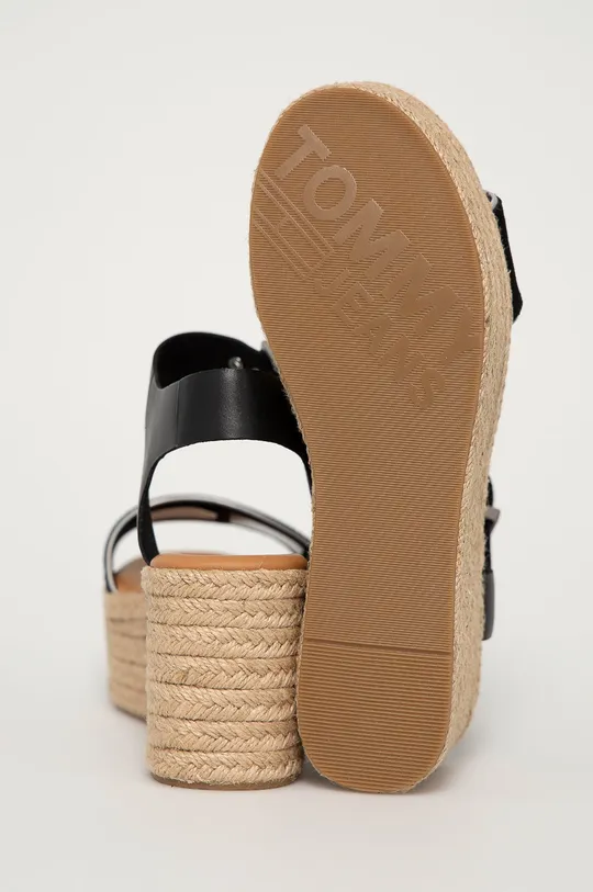 Кожаные сандалии Tommy Jeans  Голенище: Натуральная кожа Внутренняя часть: Синтетический материал Подошва: Синтетический материал