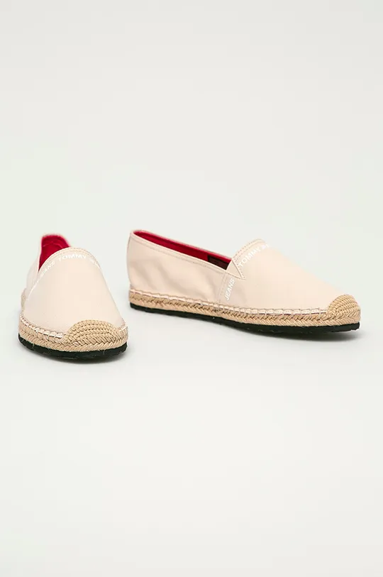 Tommy Jeans - Espadryle EN0EN01271 beżowy