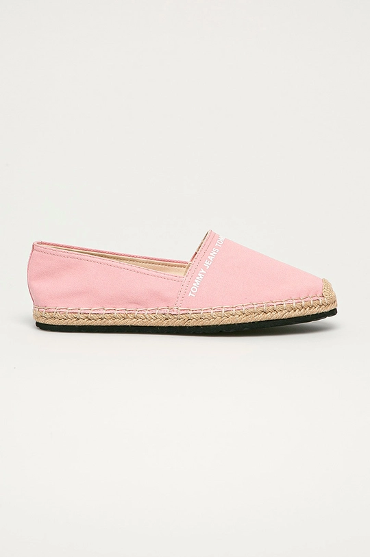 różowy Tommy Jeans - Espadryle EN0EN01271 Damski