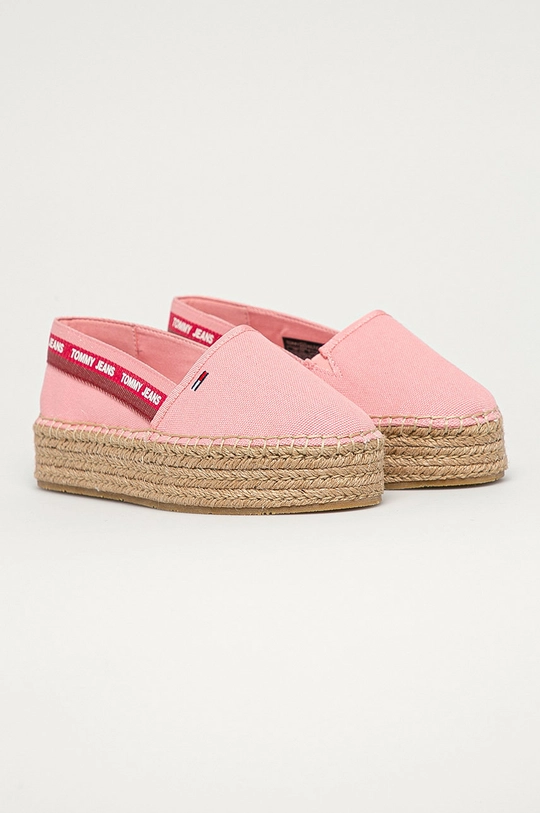 Tommy Jeans - Espadrilky ružová