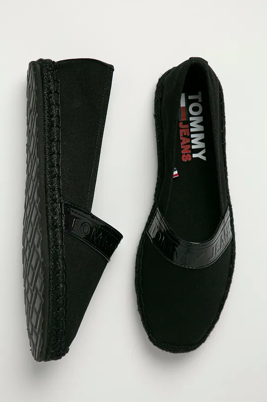 čierna Tommy Jeans - Espadrilky