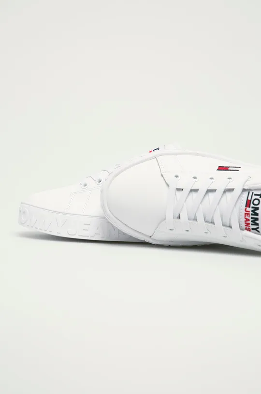 білий Tommy Jeans - Шкіряні черевики