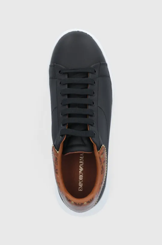 чорний Шкіряні черевики Emporio Armani
