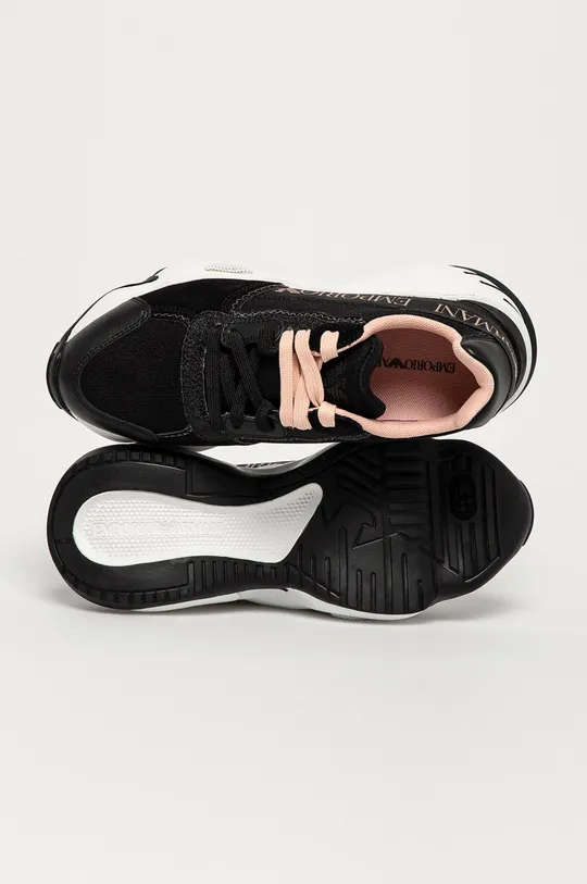 чёрный Ботинки Emporio Armani