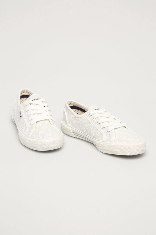 Pepe Jeans - Tenisky Aberlady Lace biela