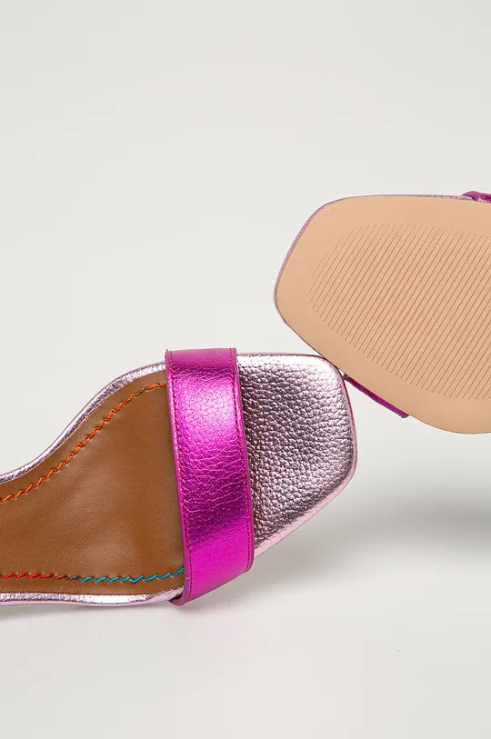 viacfarebná Kurt Geiger London - Kožené sandále Birchin