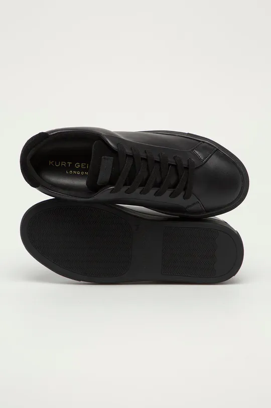 čierna Kožená obuv Kurt Geiger London