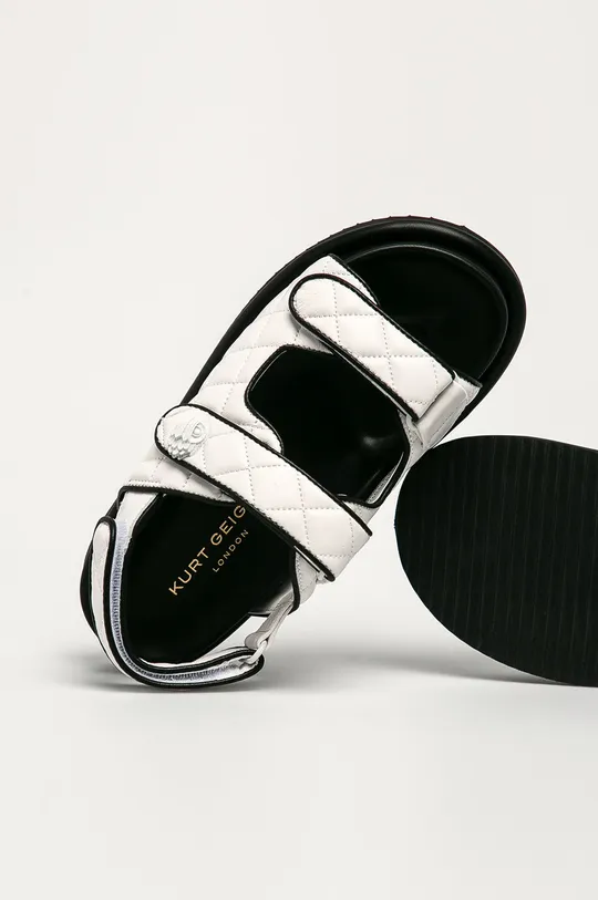 biela Kurt Geiger London - Kožené sandále Orson
