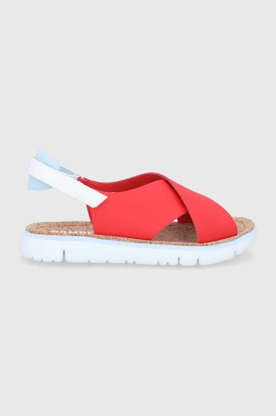 červená Kožené sandále Camper Dámsky