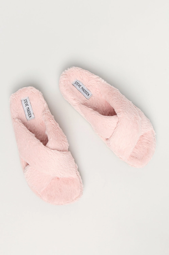 Steve Madden – Kapcie Fuzed Slipper różowy